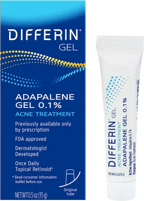 Acne Treatment Differin Gel with 0.1% Adapalene 15g